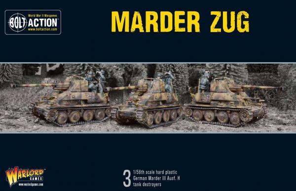 Bolt Action (2nd Edition): Plastic- Marder Tank Destroyer Zug 
