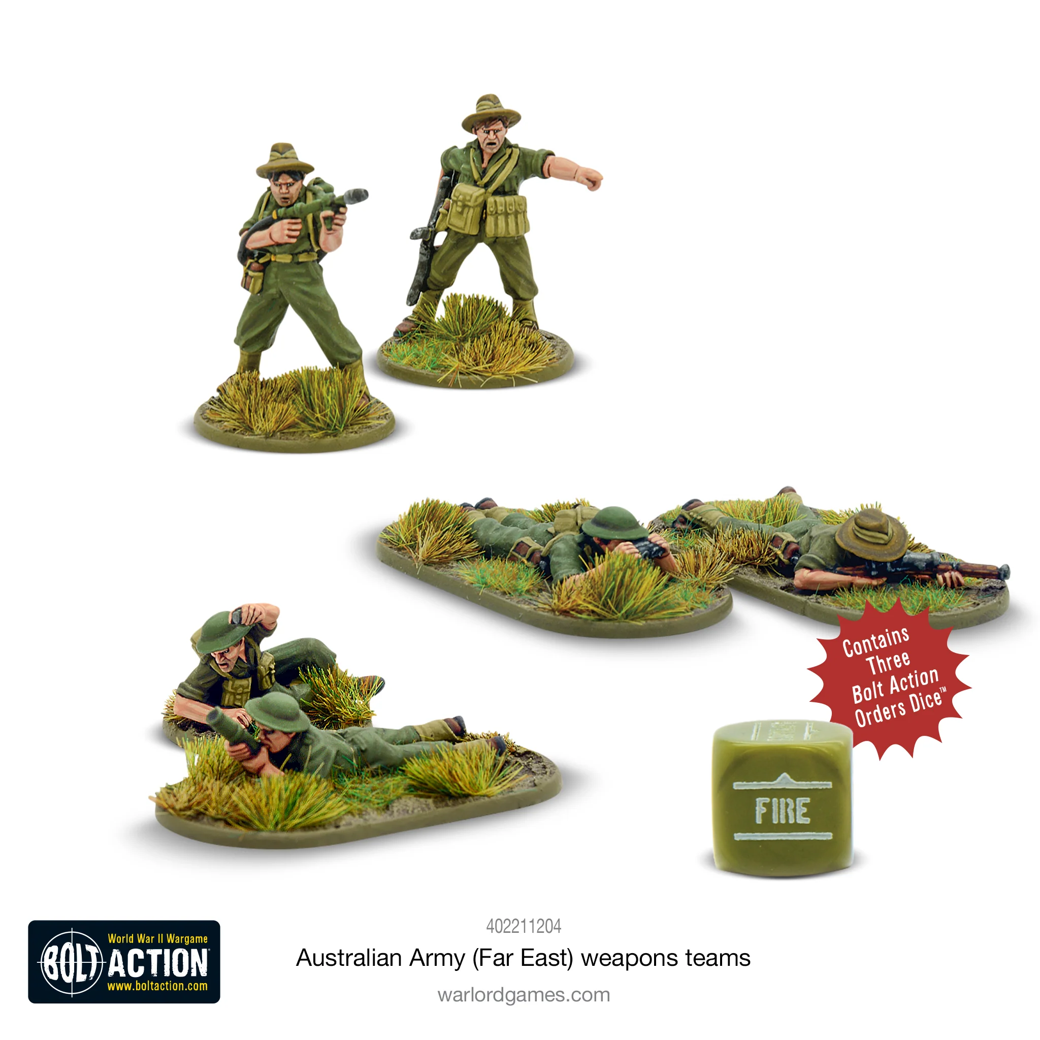 Bolt Action: Australian: Australian Army Weapons Teams (Far East) 