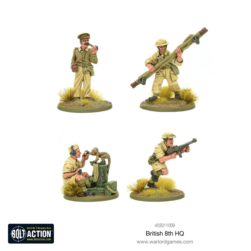 Bolt Action: British: 8th Army HQ 
