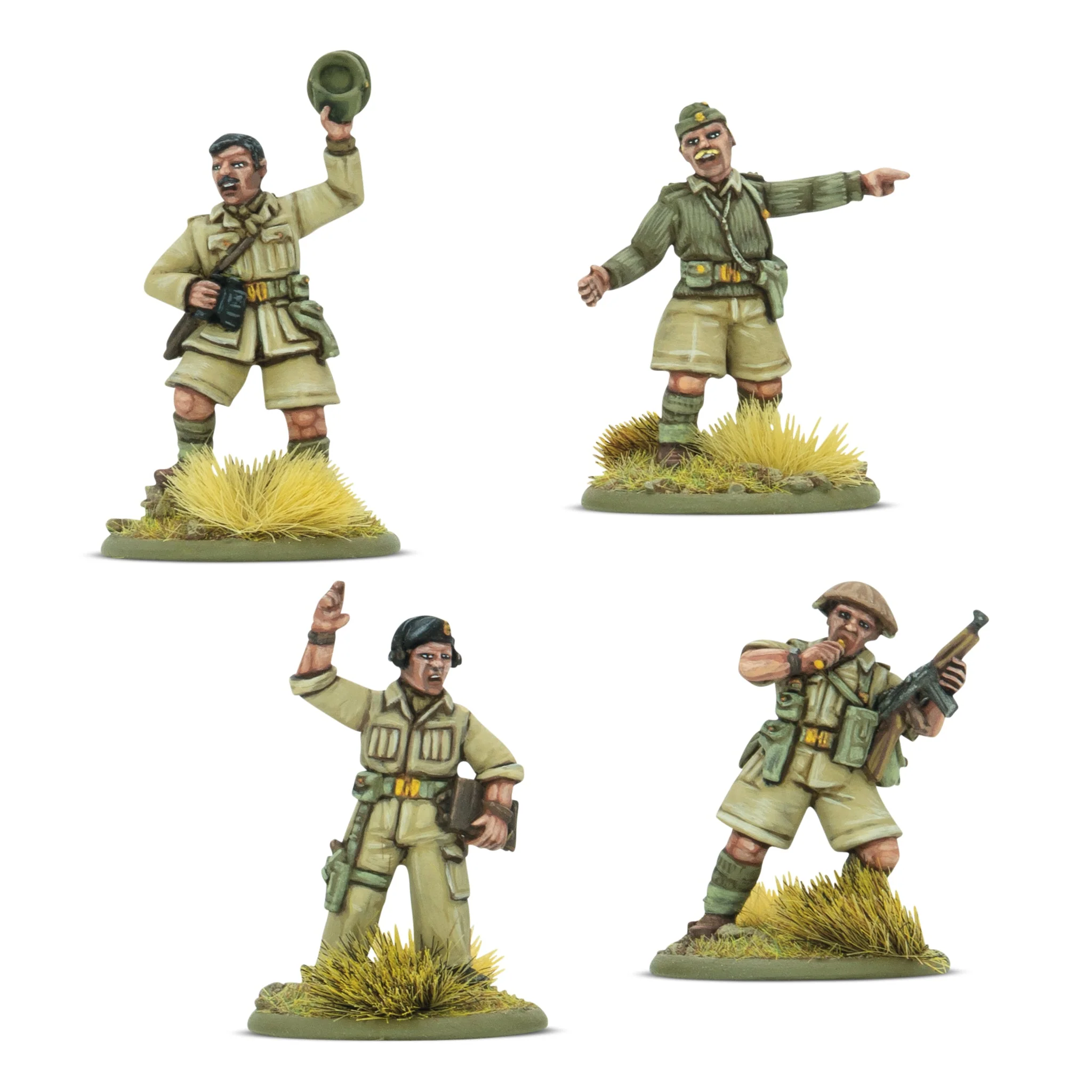Bolt Action: British: British 8th Army Platoon Commanders 