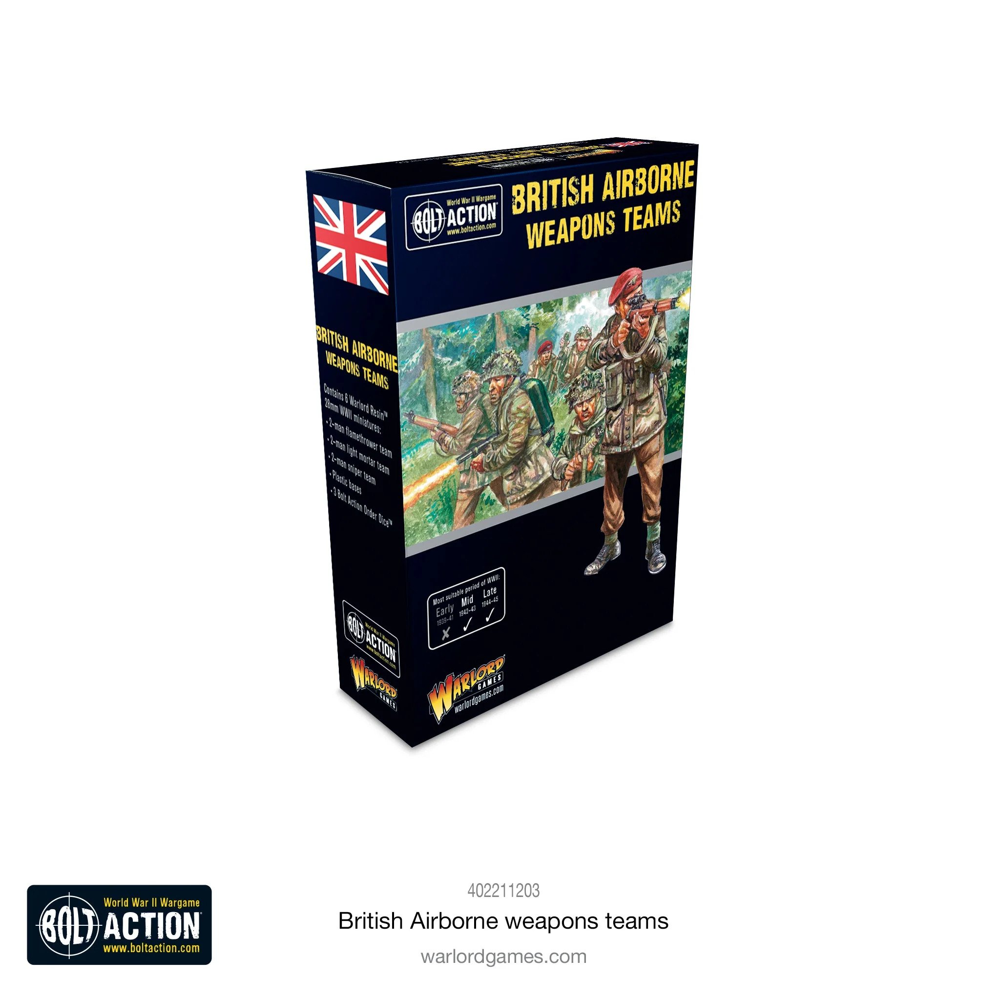 Bolt Action: British: British Airborne Weapons Teams 