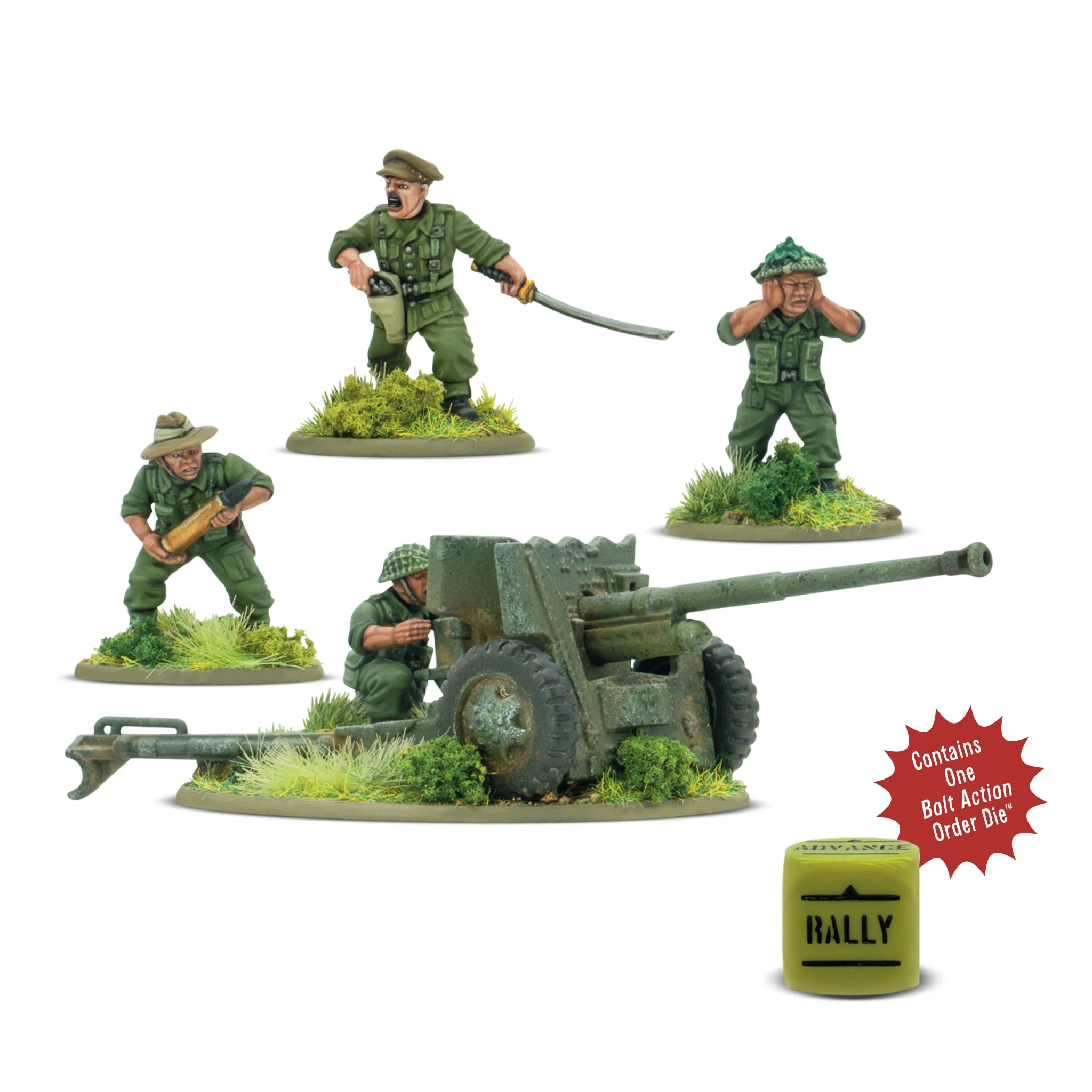 Bolt Action: British: Gurkha 6-pounder anti-tank gun 
