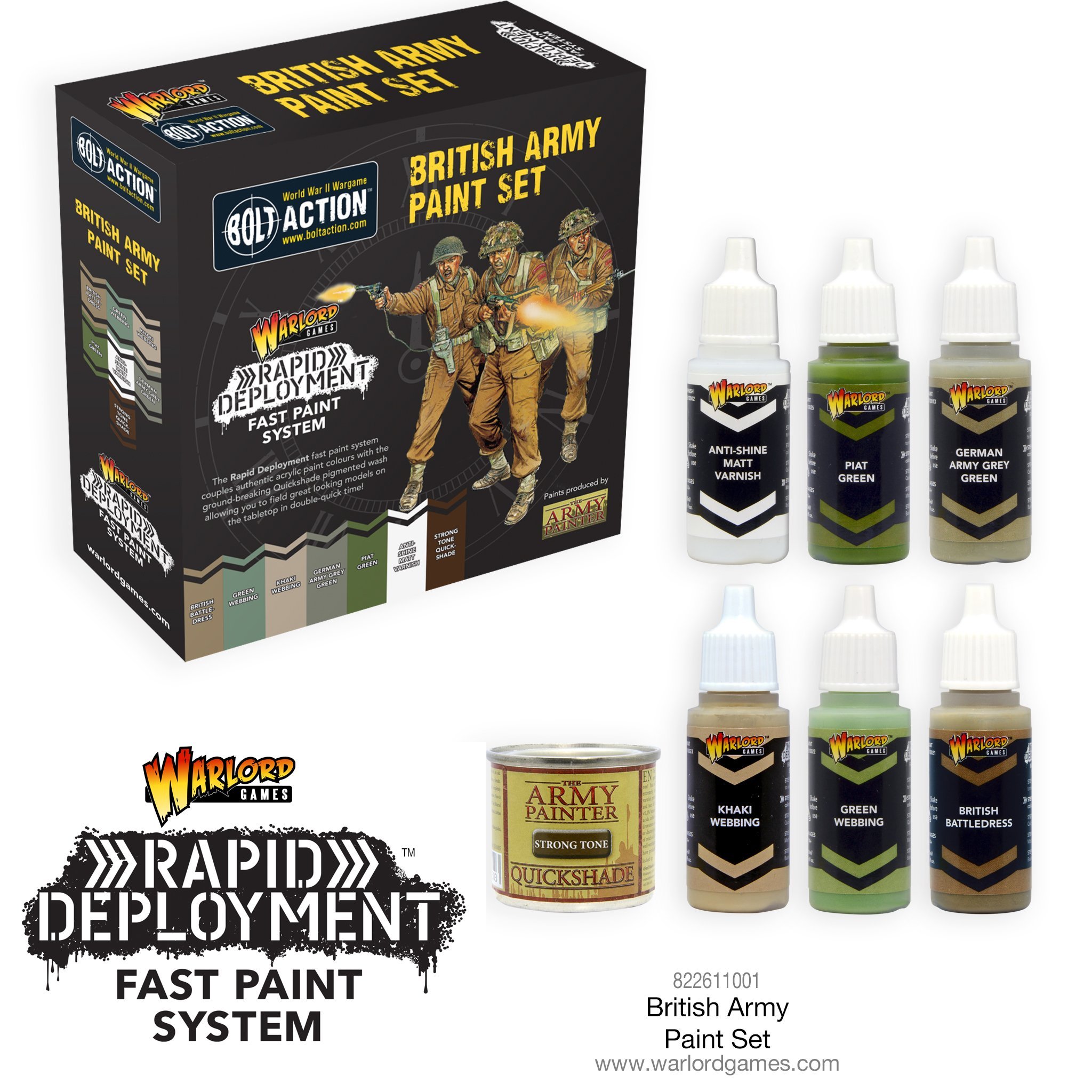 Bolt Action: British: Paint Set 