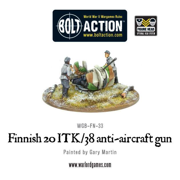 Bolt Action: Finnish: 20 ITK/38 anti-aircraft gun 