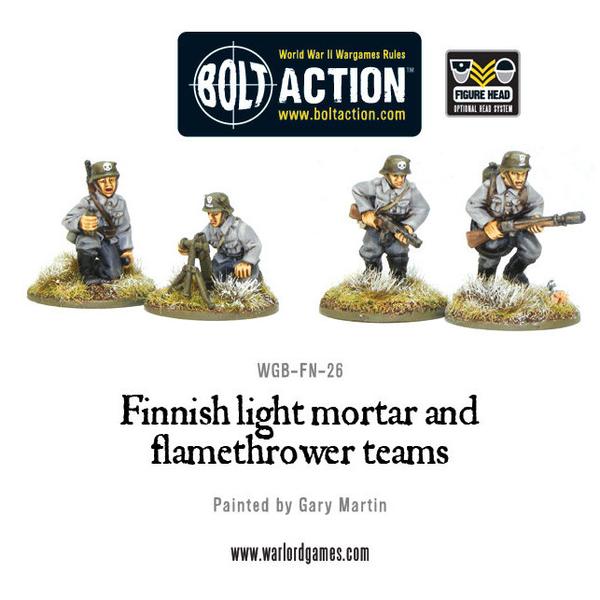 Bolt Action: Finnish: Light Mortar and Flamethrower Teams 