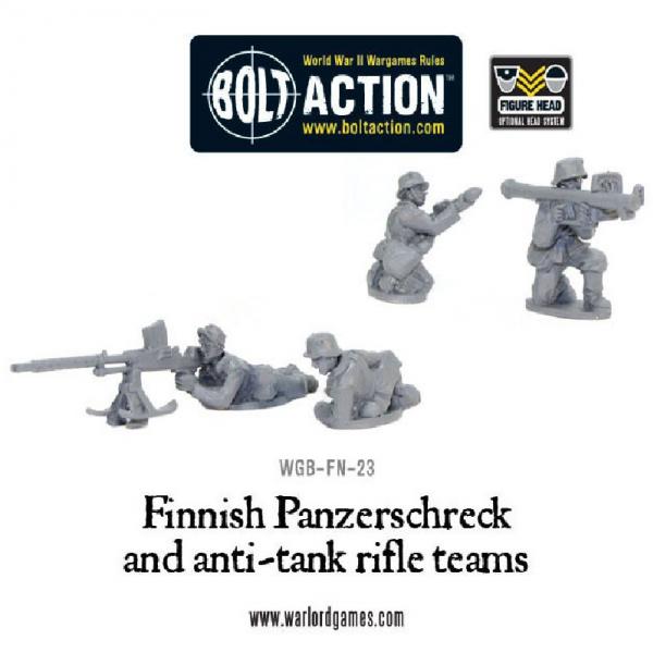 Bolt Action: Finnish: Panzerschreck and Anti-tank Rifle Teams 