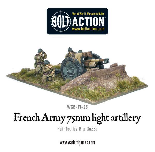 Bolt Action: French: Army 75mm Light Artillery 