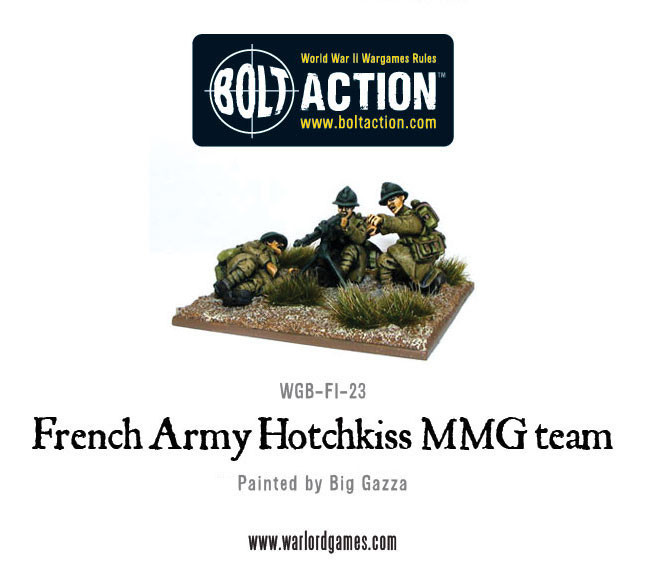 Bolt Action: French: Hotchkiss MMG Team 
