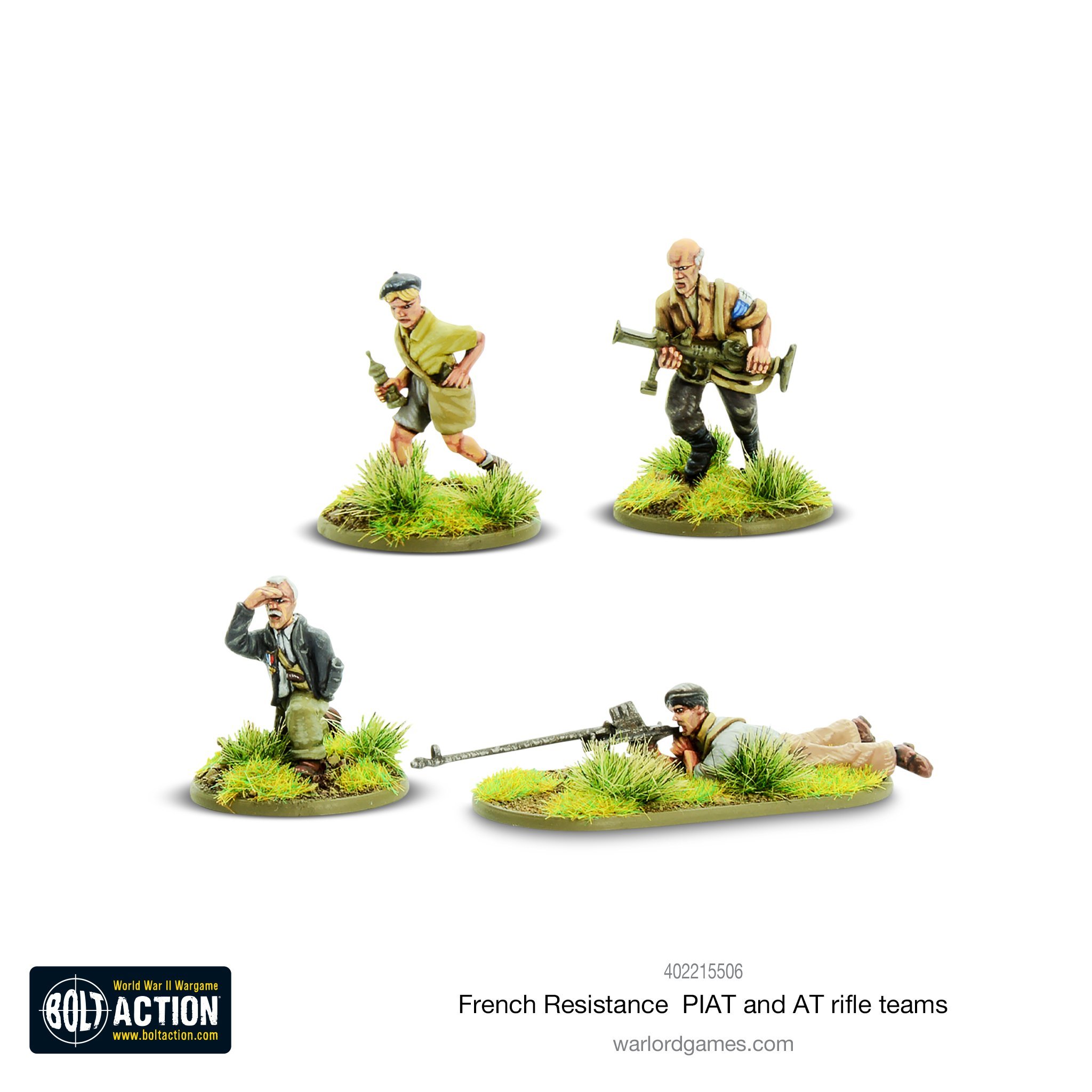 Bolt Action: French: Resistance PIAT & Anti-Tank Rifle Teams 