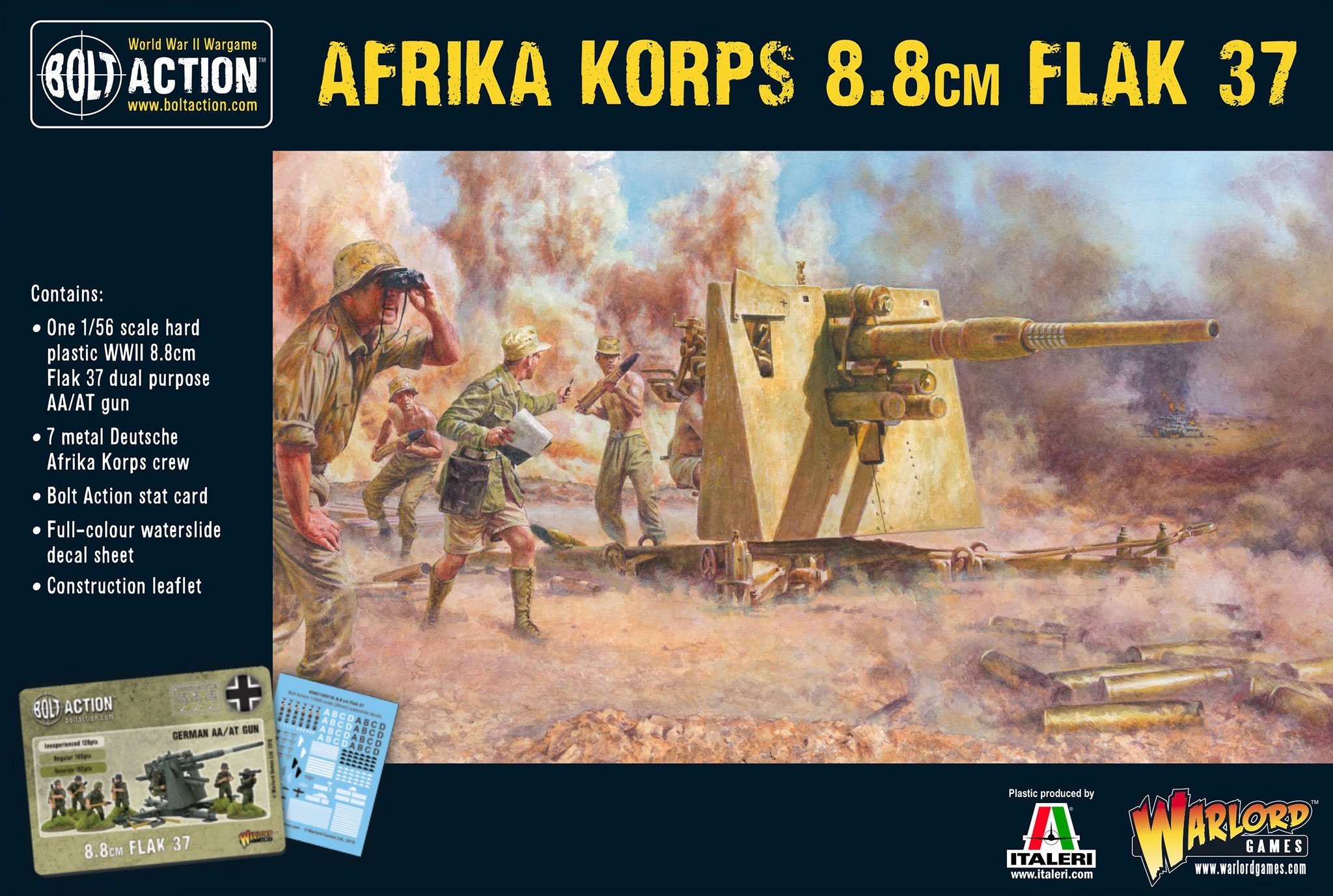 Bolt Action: German: Afrika Korps 8.8cm Flak 37 