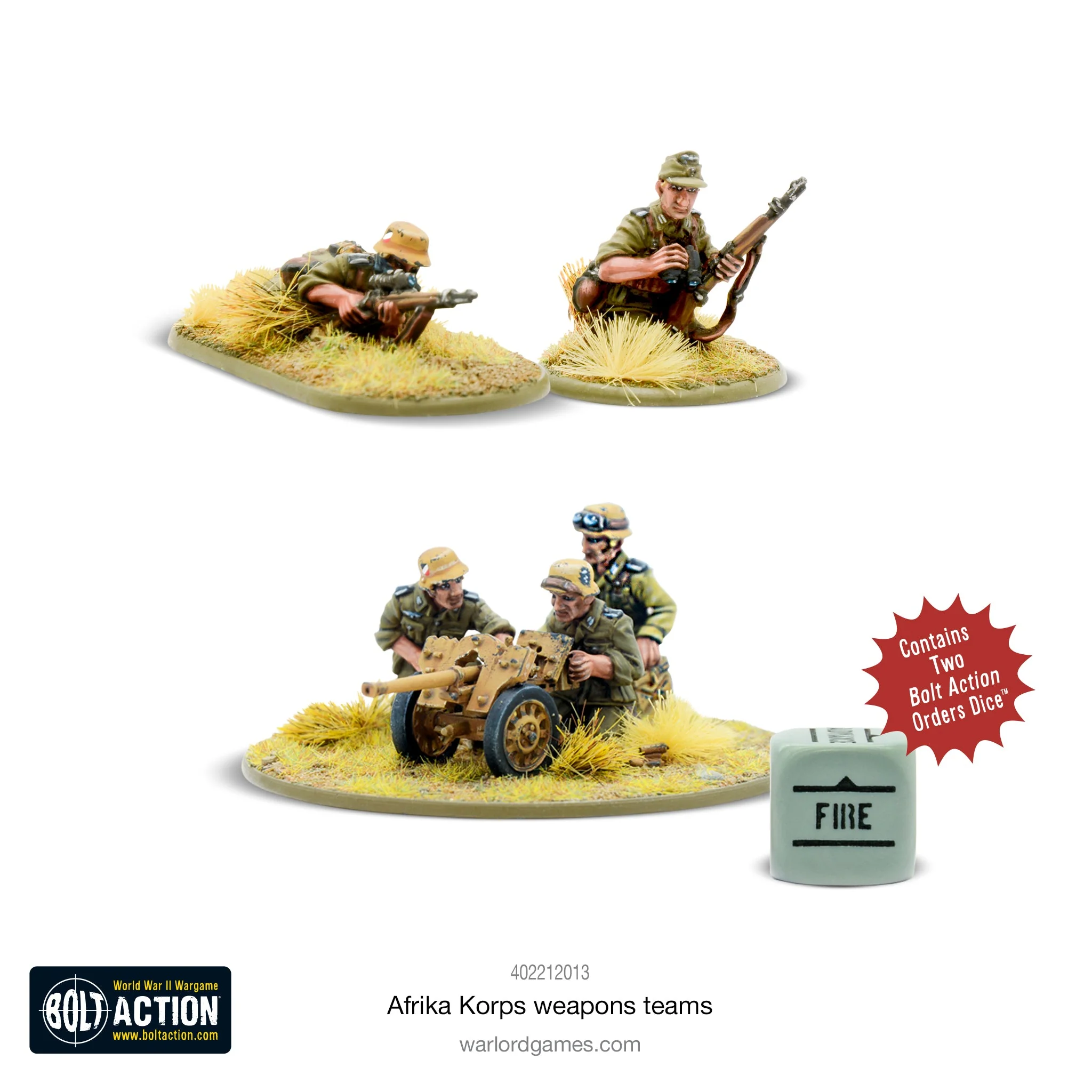 Bolt Action: German: Afrika Korps weapons teams 