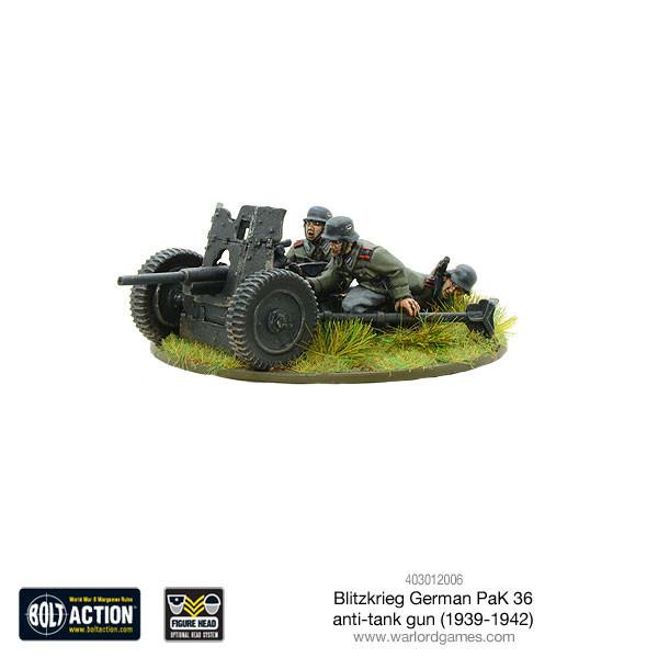Bolt Action: German: Blitzkrieg German Pak 36 Anti-Tank Gun 