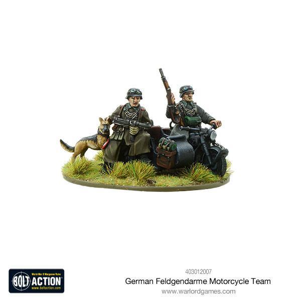 Bolt Action: German: Feldgendarme Motorcycle Team 