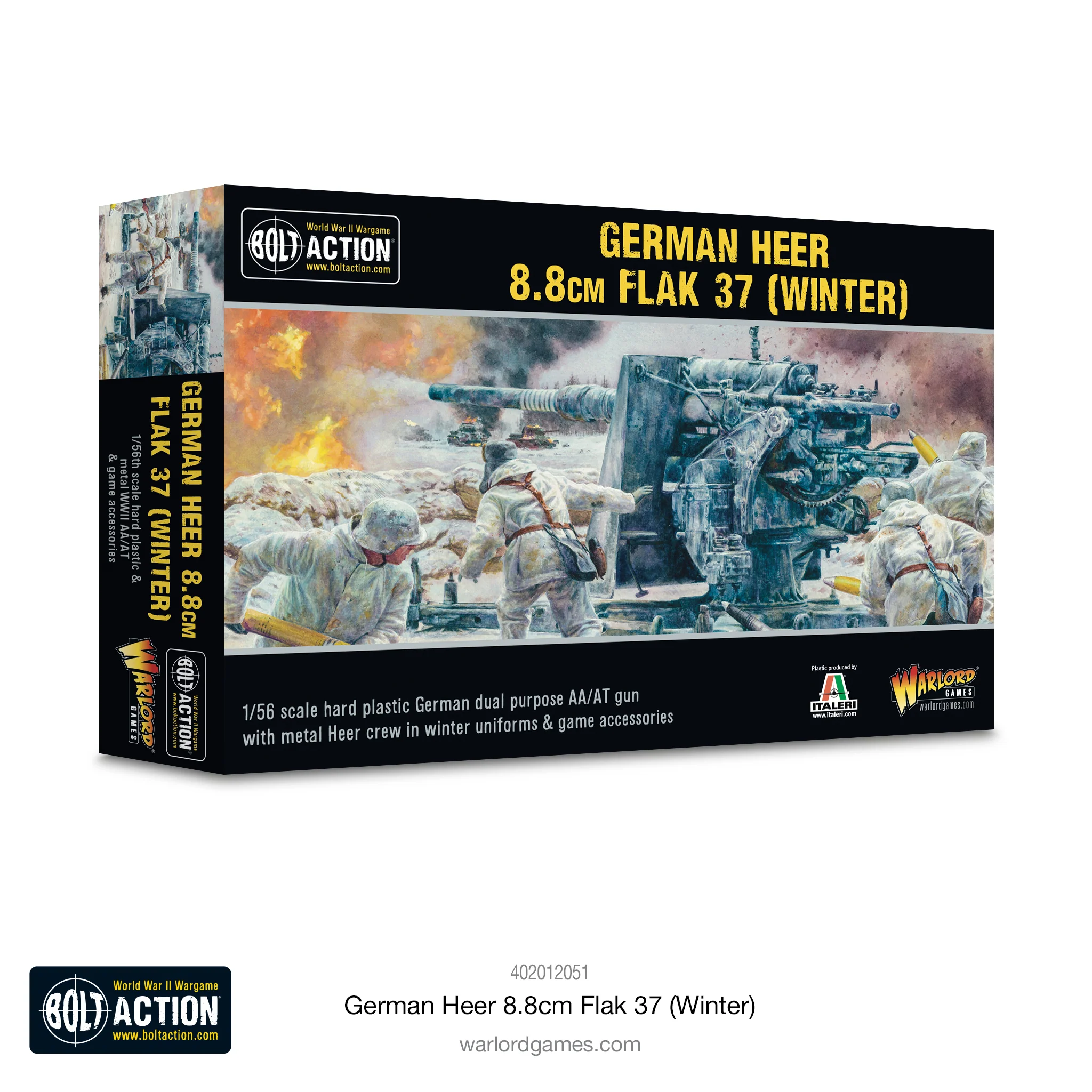 Bolt Action: German: German Heer 8.8cm Flak 37 (Winter) 
