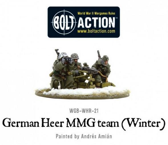 Bolt Action: German: Heer MMG team (Winter) 