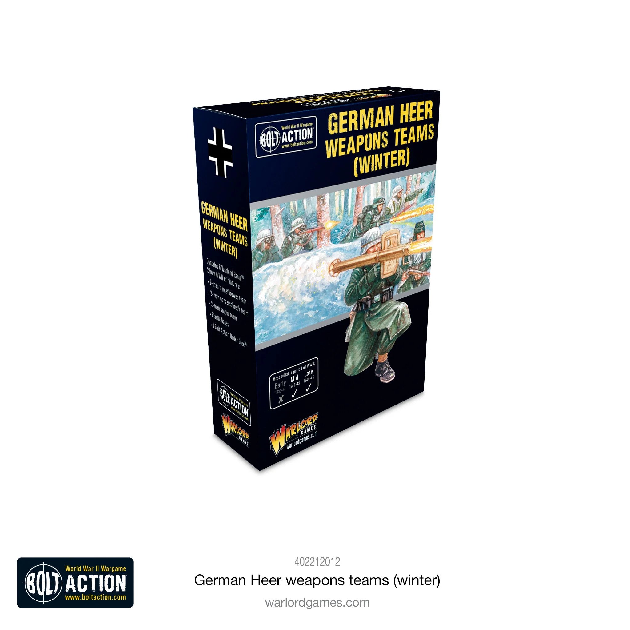Bolt Action: German: Heer Weapons Teams (Winter) 