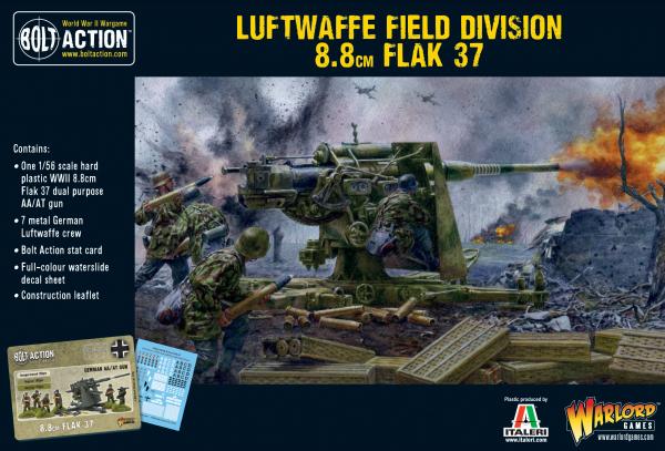 Bolt Action: German: Luftwaffe Field Division 88mm Flak 37 