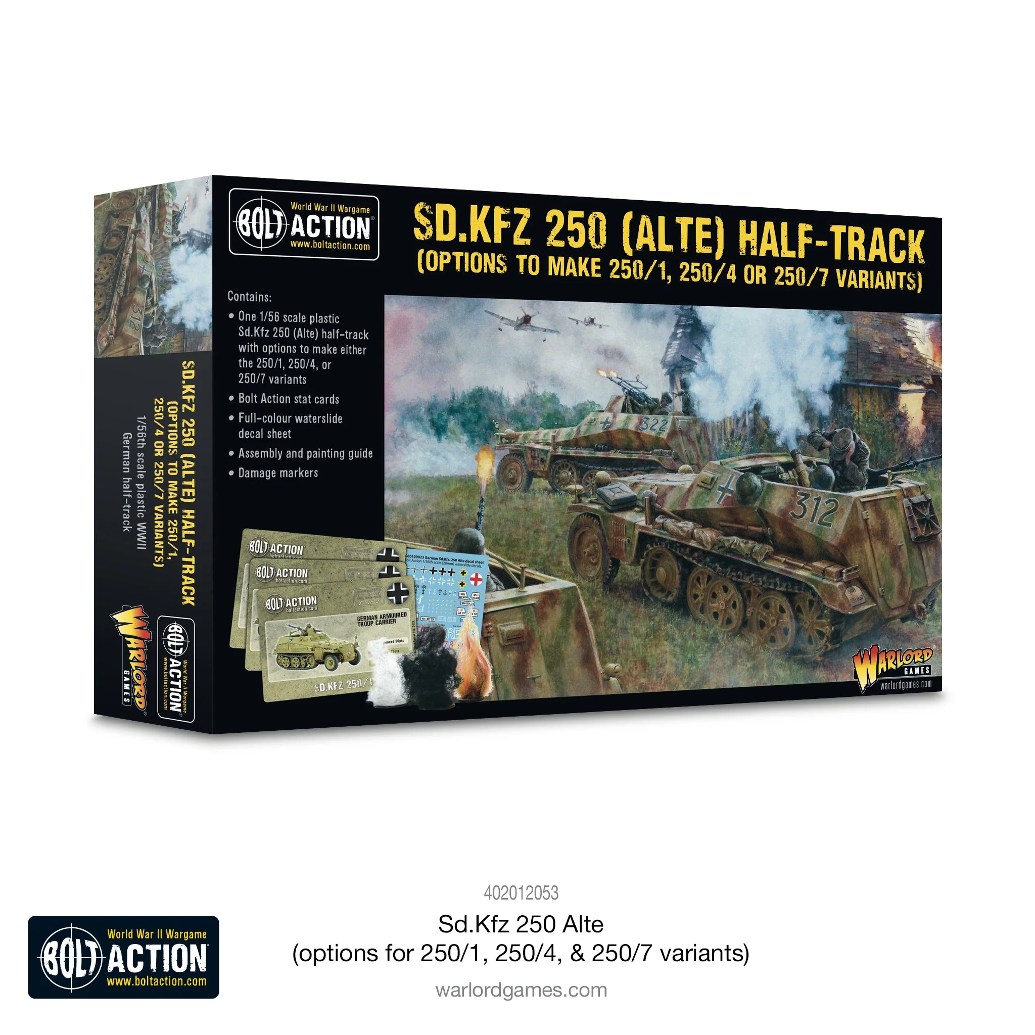 Bolt Action: German: Sd.Kfz 250 Alte (Options For 250/1, 250/4 & 250/7) 