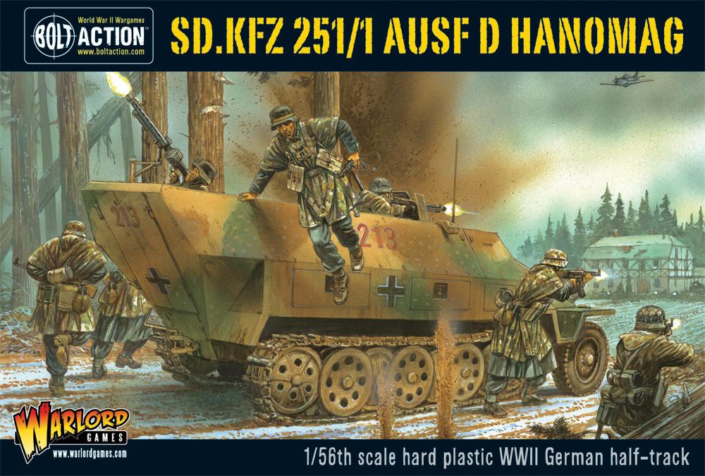 Bolt Action: German: Sd.Kfz 251/1D Hanomag half-track 