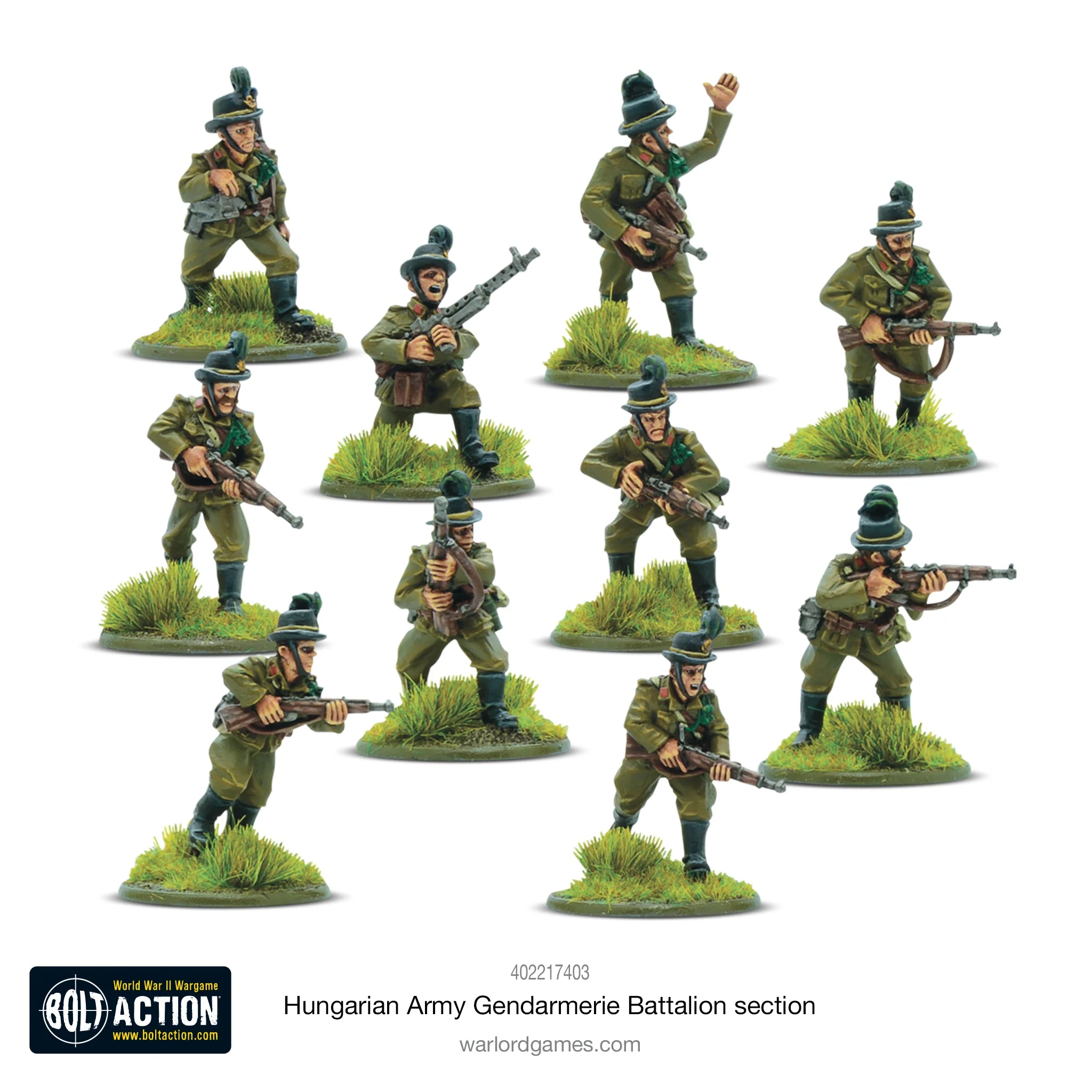 Bolt Action: Hungarian: Hungarian Army Gendarmerie Battalion section 