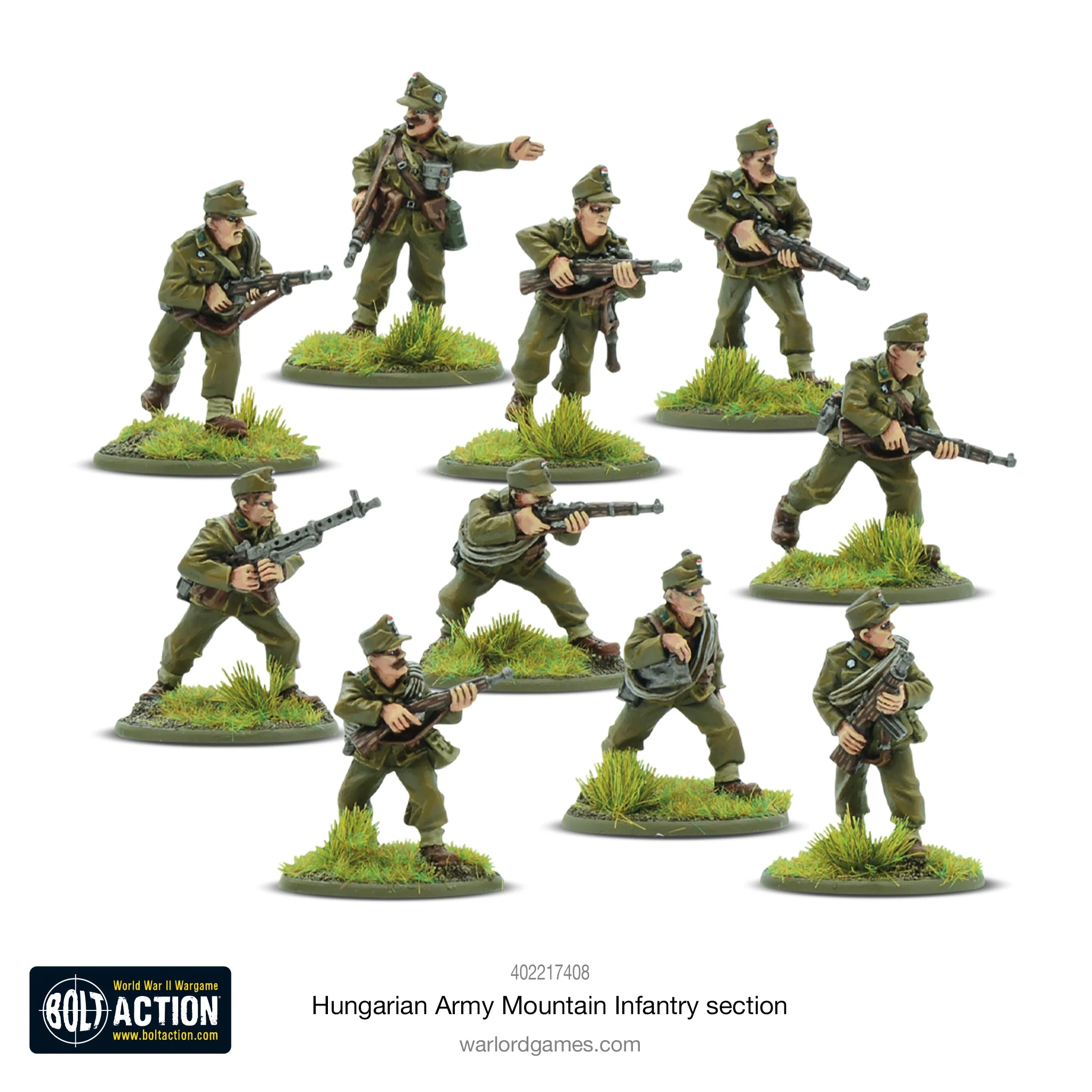 Bolt Action: Hungarian: Hungarian Army Mountain Infantry section 