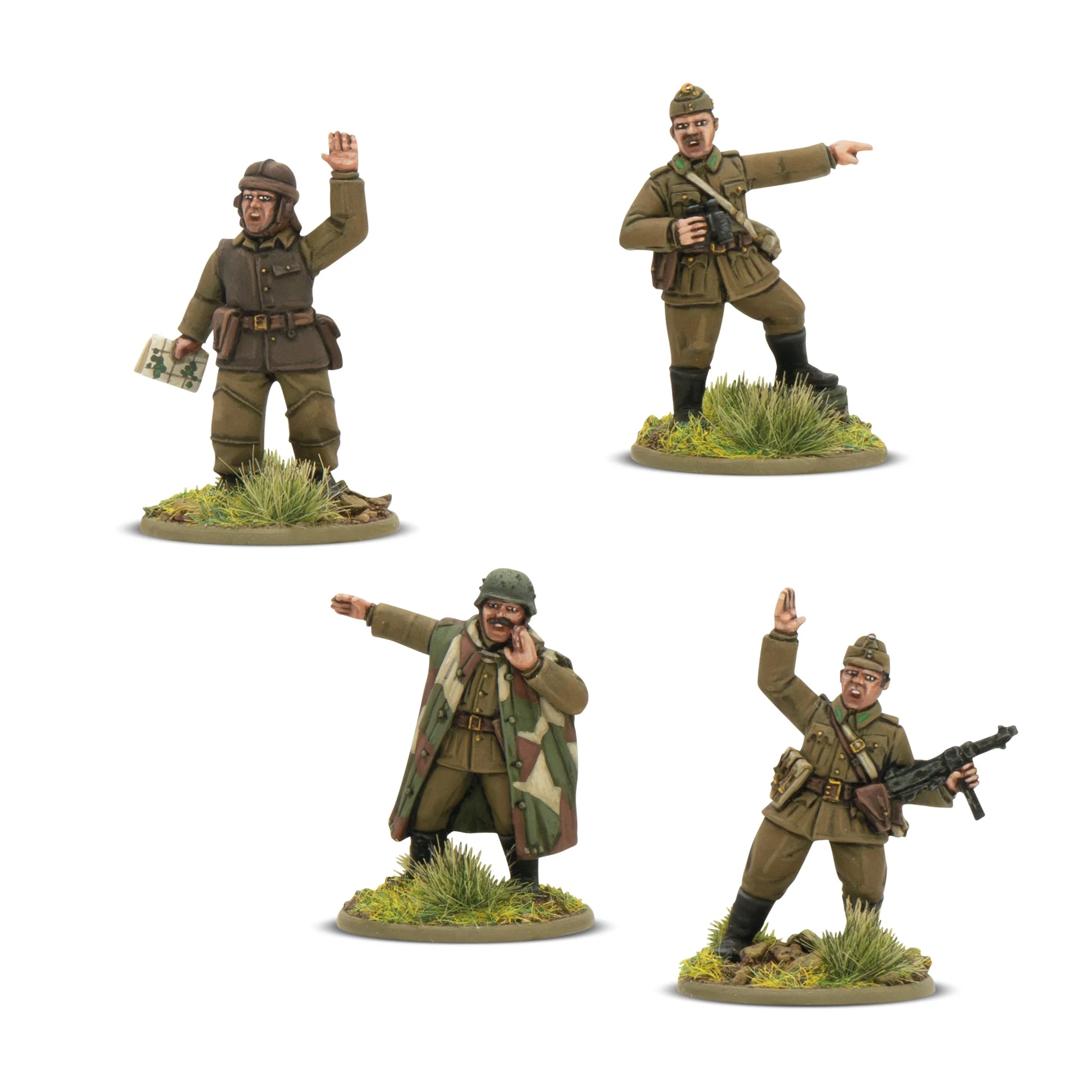 Bolt Action: Hungarian: Hungarian Army Platoon Commanders 