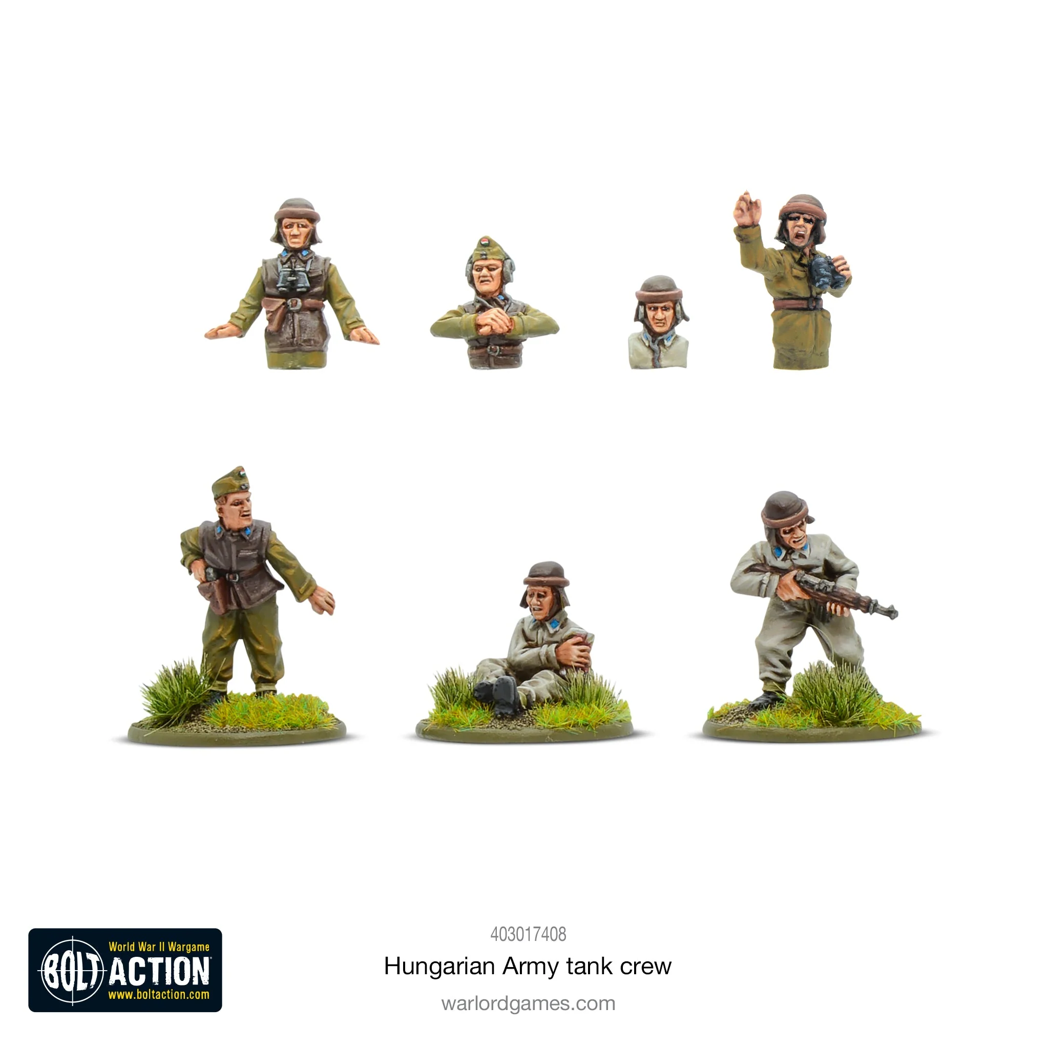 Bolt Action: Hungarian: Hungarian tank crew 
