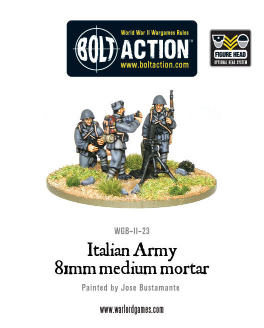 Bolt Action: Italian: 81mm Medium Mortar Team 