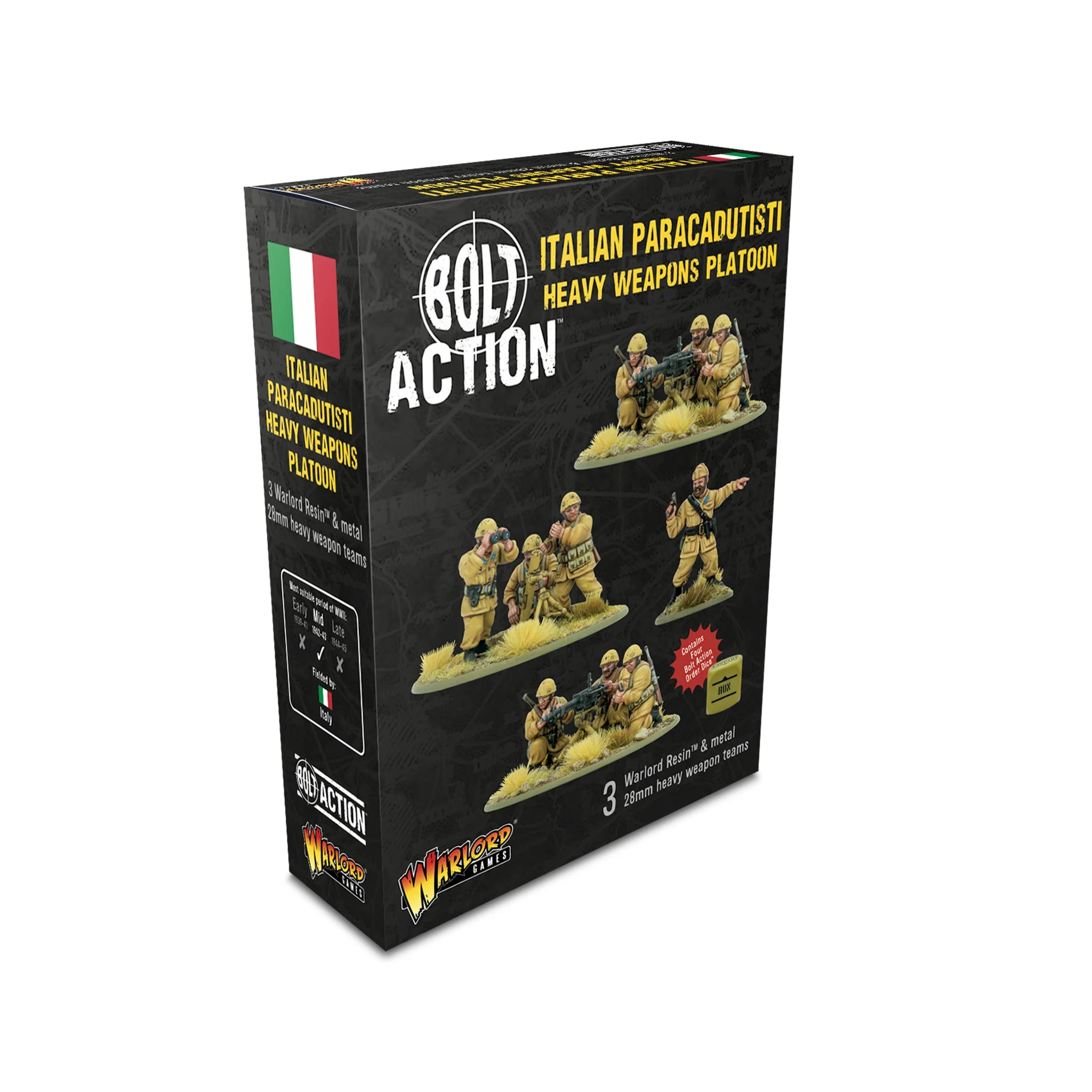Bolt Action: Italian: Italian Paracadutisti Heavy Weapons Platoon 