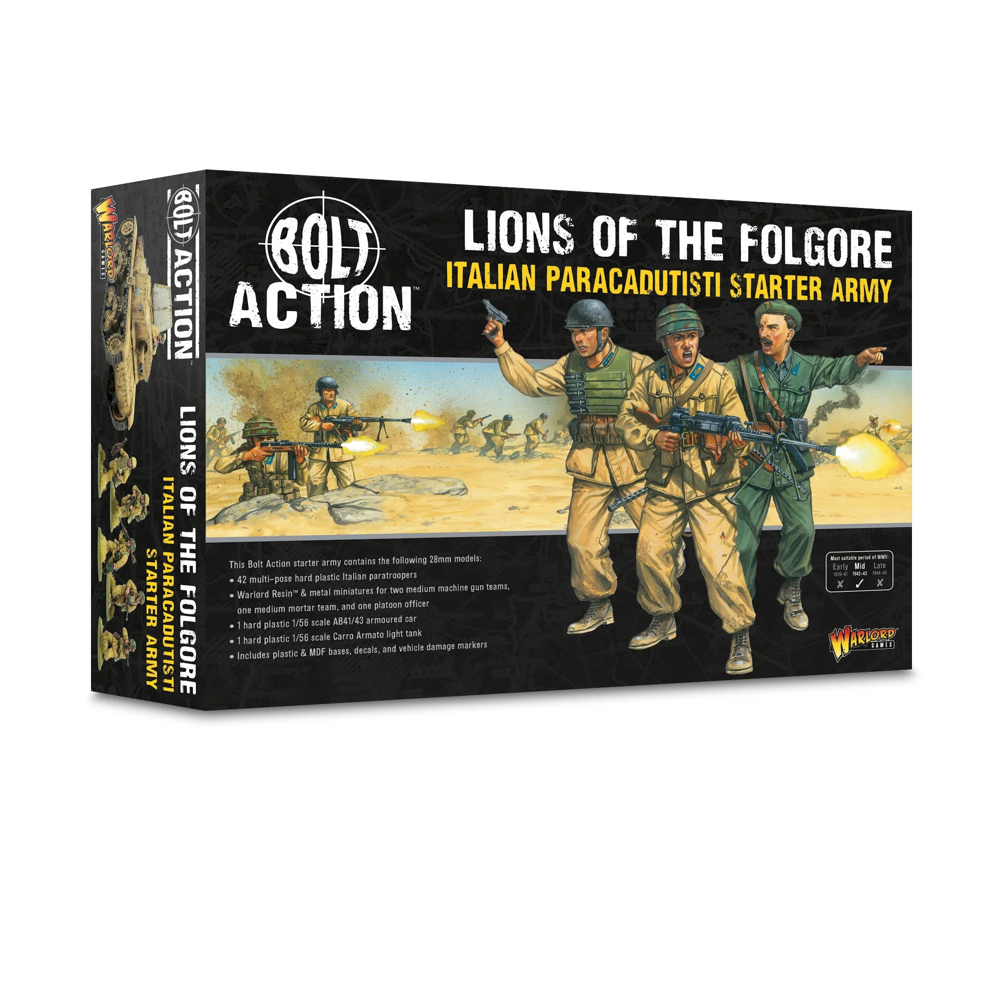 Bolt Action: Italian: Lions of the Folgore - Italian Paracadutisti Starter Army 