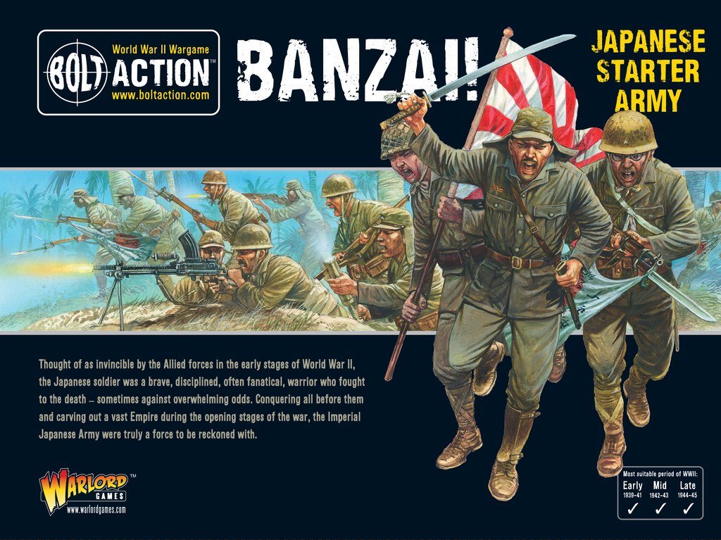 Bolt Action: Japanese: Banzai! Japanese Starter Army 