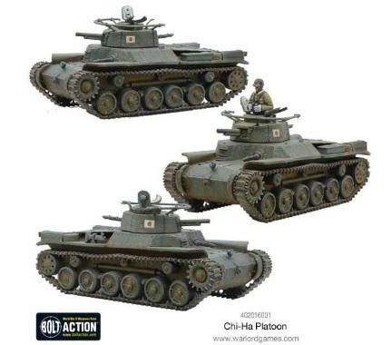 Bolt Action: Japanese: Chi-Ha Tank Platoon 