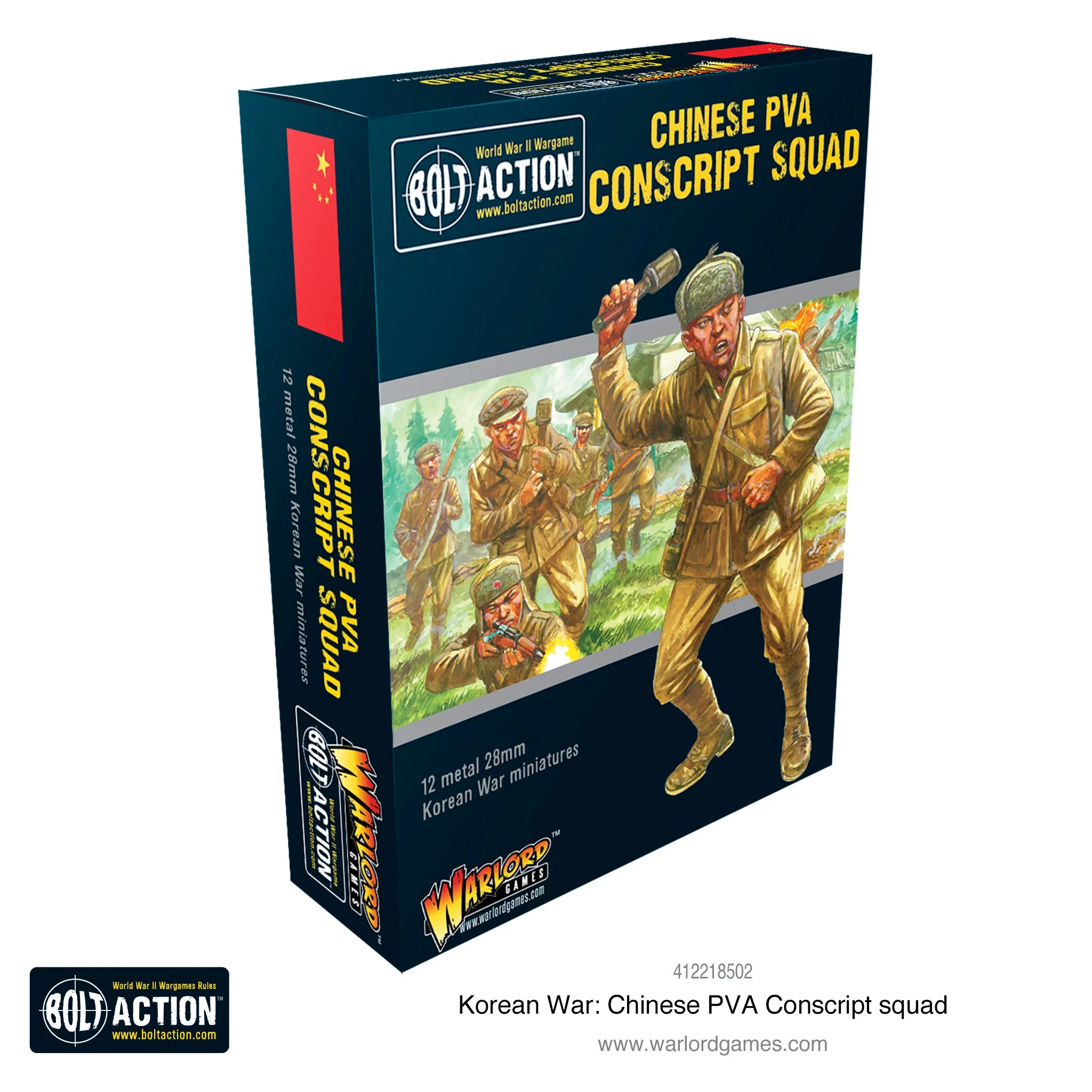 Bolt Action Korean War: Chinese: PVA Conscript Squad 