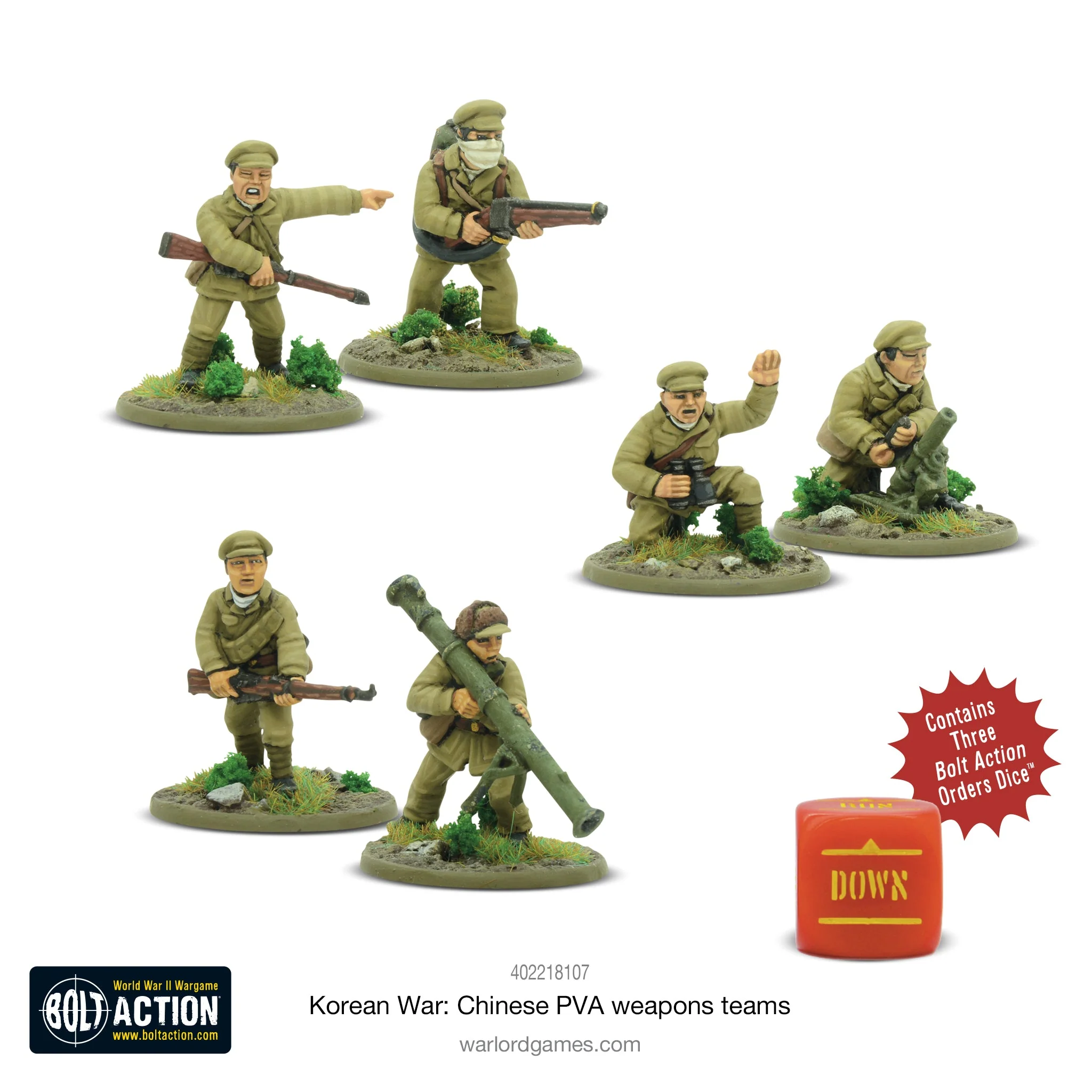 Bolt Action Korean War: Chinese: PVA weapons teams 