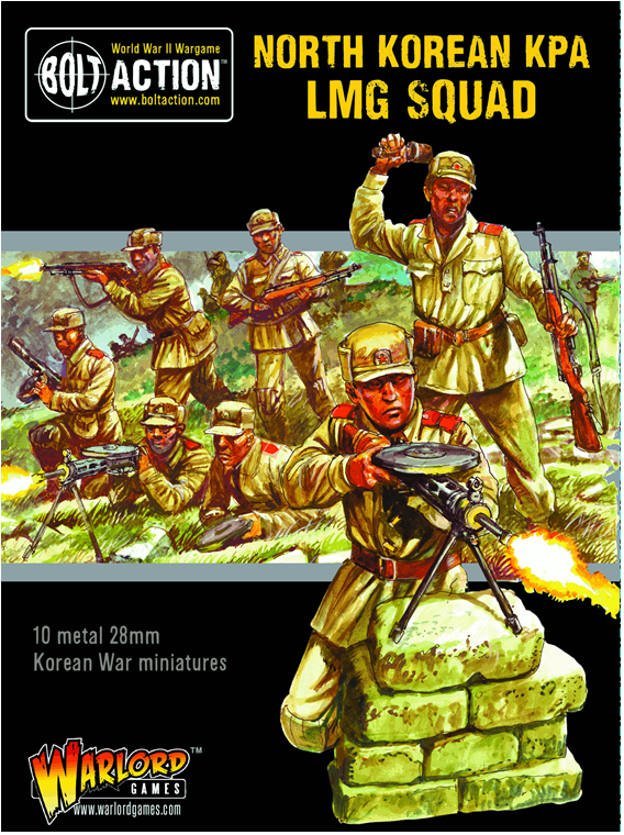 Bolt Action: Korean War - North Korean KPA LMG Squad 