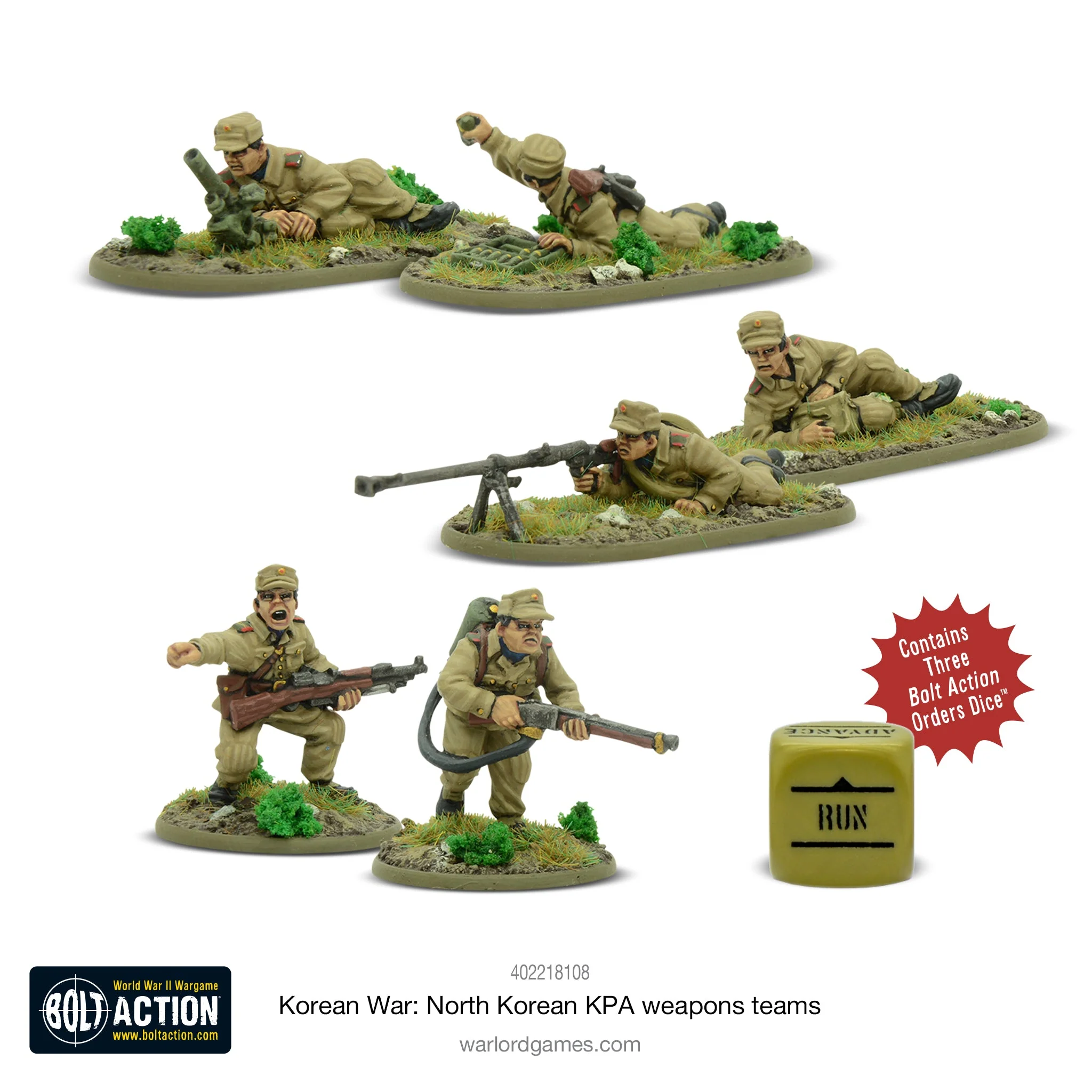 Bolt Action Korean War: North Korean: KPA weapons teams 