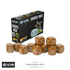 Bolt Action: Orders Dice Pack: Brown 