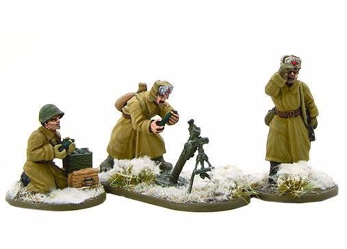 Bolt Action: Soviet: 81mm Medium Mortar Team (Winter) 