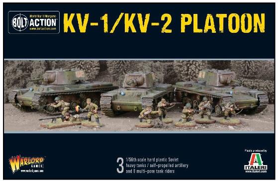 Bolt Action: Soviet: KV1/KV2 Platoon 