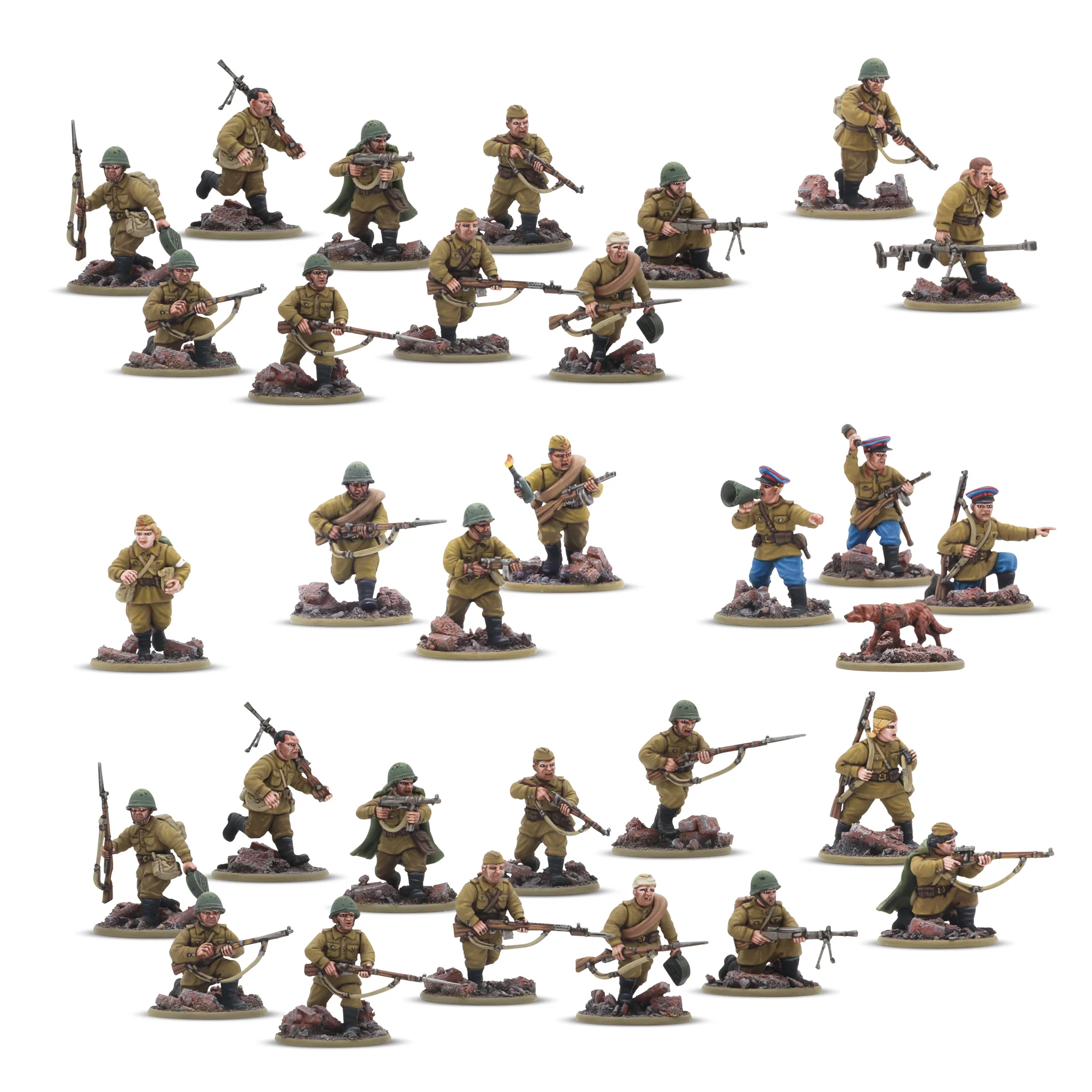 Bolt Action: Soviet: Soviet Army Infantry platoon 