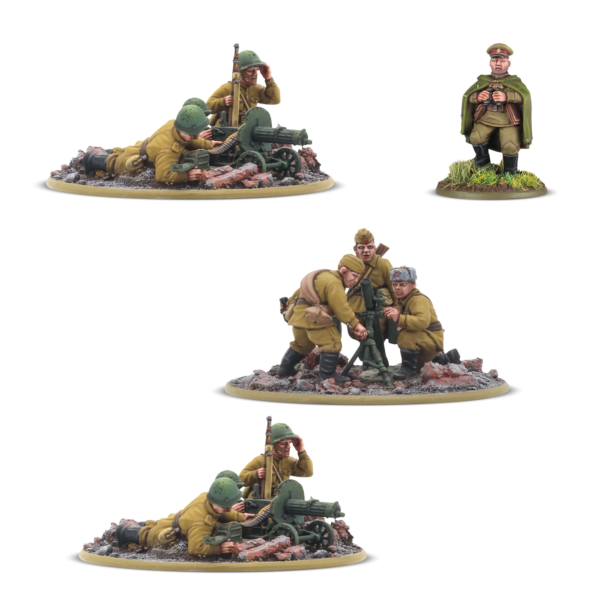 Bolt Action: Soviet: Soviet Army heavy weapons platoon 