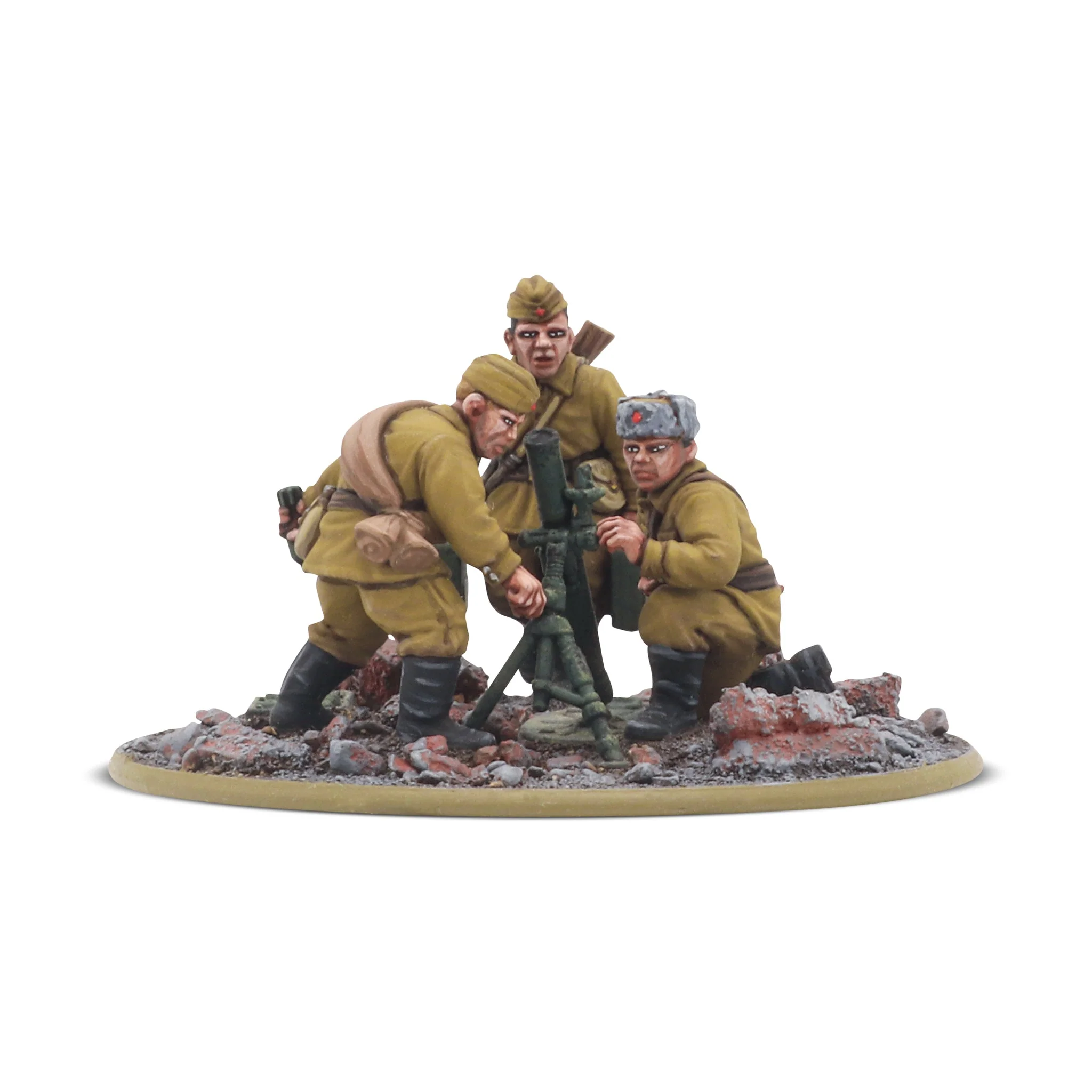 Bolt Action: Soviet: Soviet Army medium mortar team 