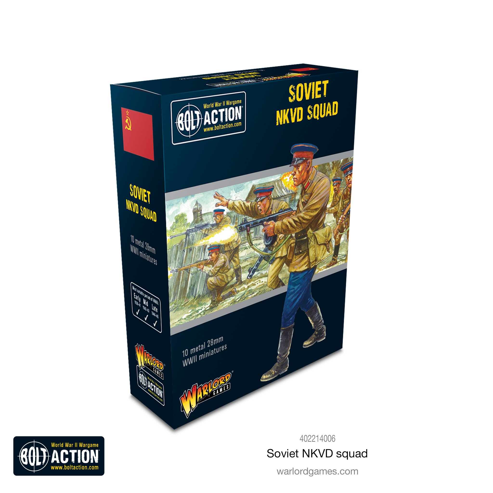 Bolt Action: Soviet: Soviet NKVD squad 