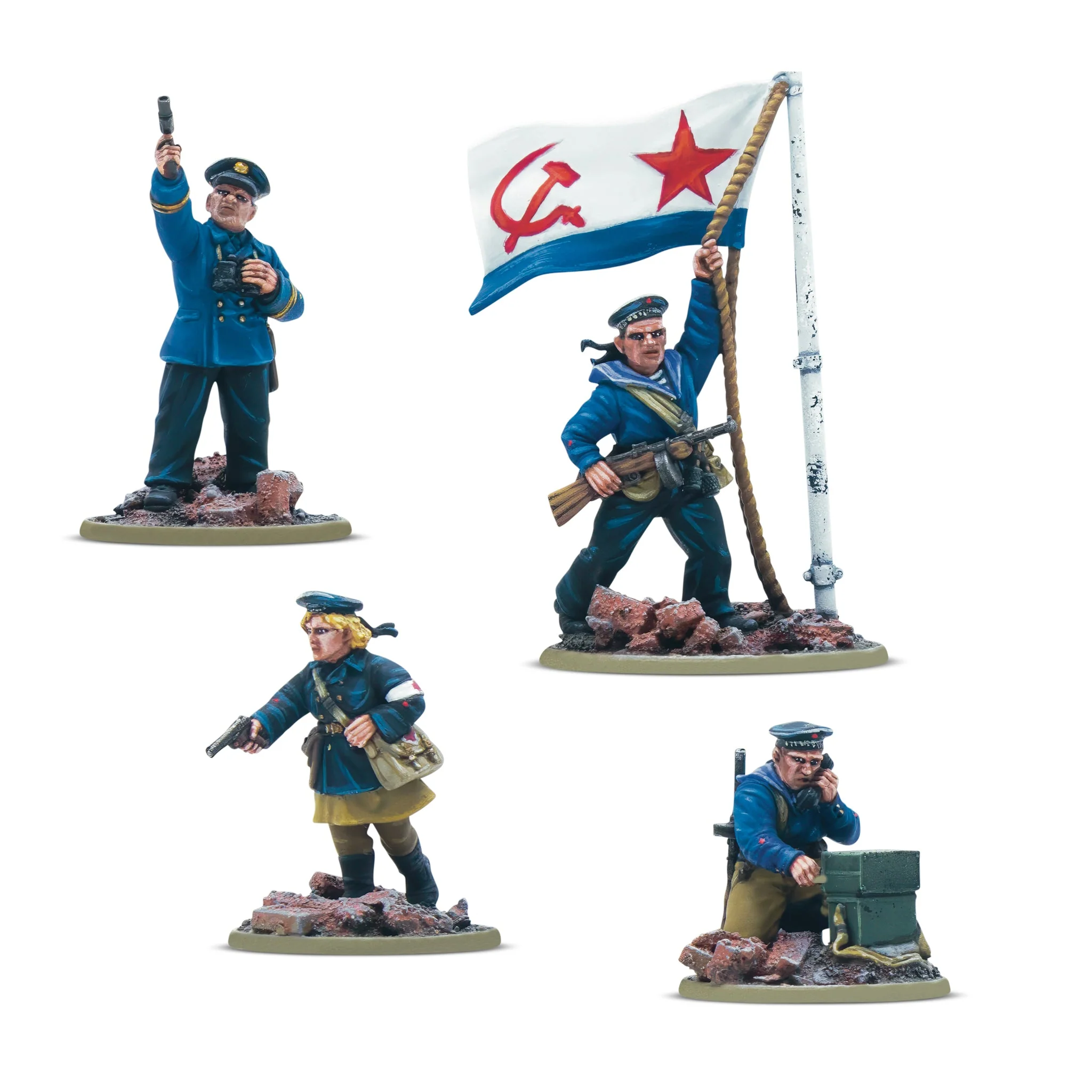 Bolt Action: Soviet: Soviet Naval Brigade HQ 