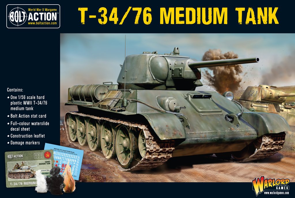 Bolt Action: Soviet: T-34/76 Medium Tank 