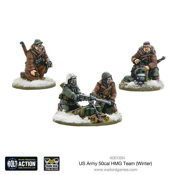 Bolt Action: USA: 50cal HMG Team (Winter) 