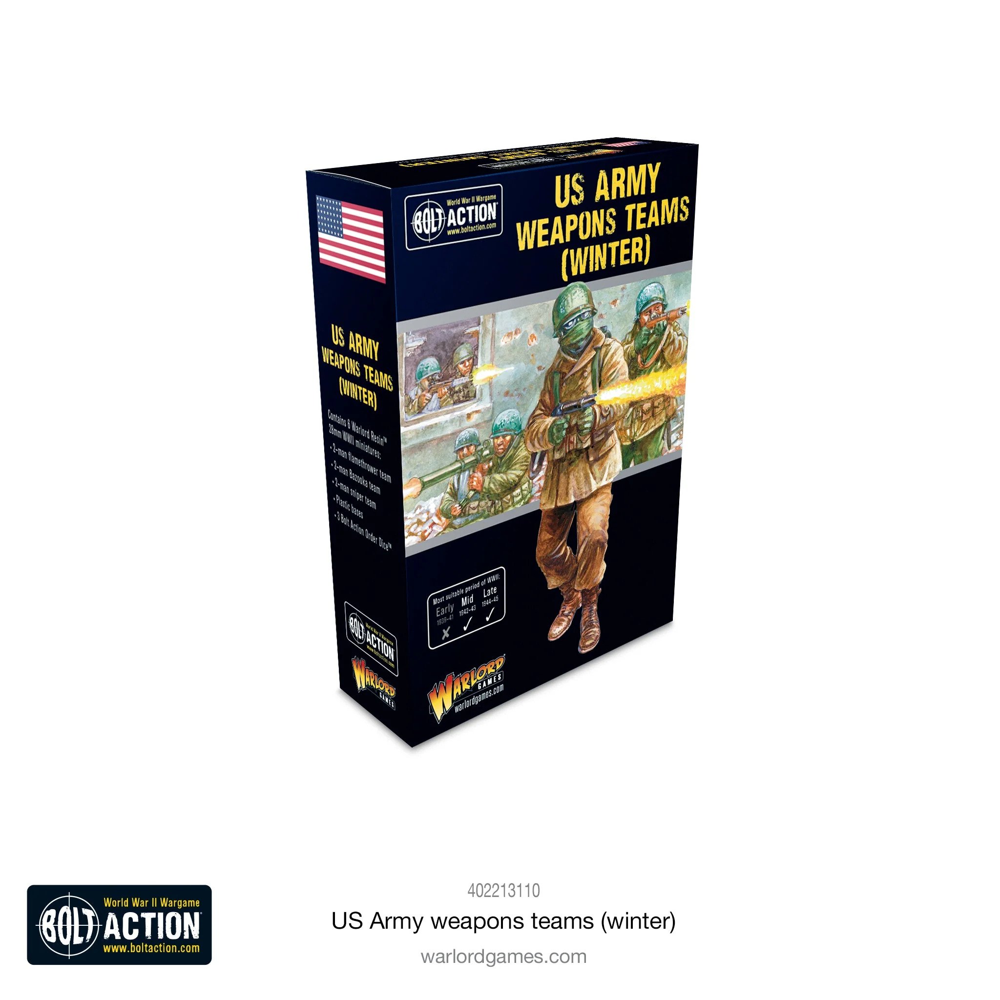 Bolt Action: USA: Army Weapons Teams (Winter)  
