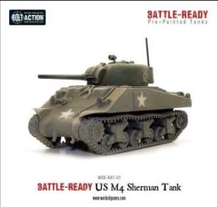 Bolt Action: USA: M4A3 Sherman (Battle Ready) 