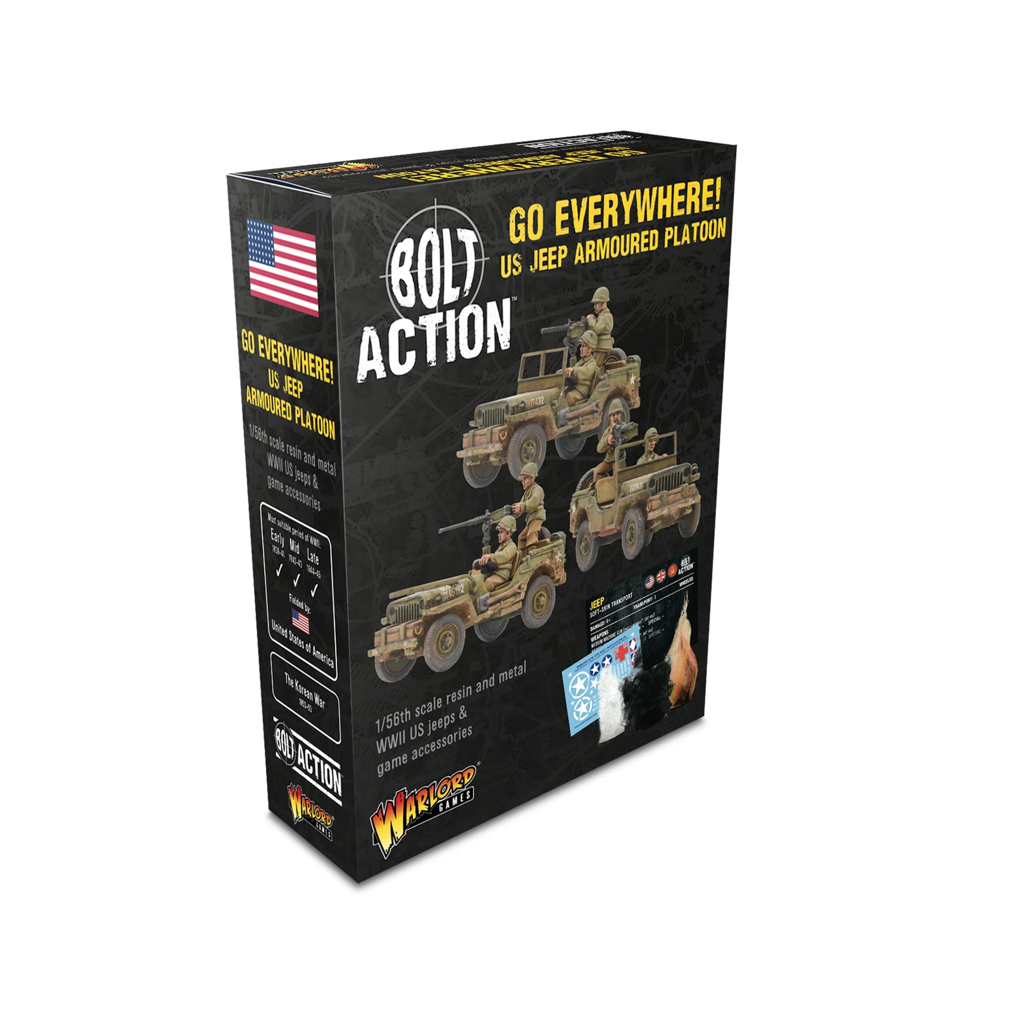 Bolt Action: USA: Go Everywhere! US Jeep Armoured Platoon 