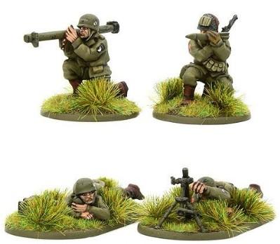 Bolt Action: USA: US Airborne Bazooka & Light Mortar Teams 